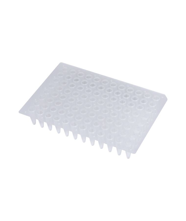 PCR20-C-96-NS 0.2 میلی لیتر پلیت PCR شفاف 96 چاهی بدون حاشیه